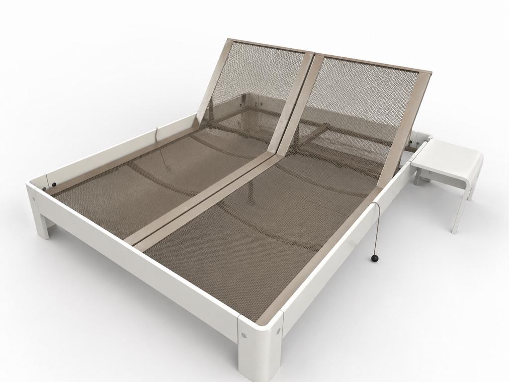 Auping Auronde 160x200 bed, Ophalen of Verzenden, Gebruikt, Hout, Verstelbaar