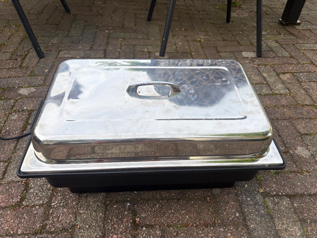Sunnex X81187-1Elektrische Chafing dish 1/1 GN, Huis en Inrichting, Keuken | Keukenbenodigdheden, Ophalen of Verzenden, Metaal
