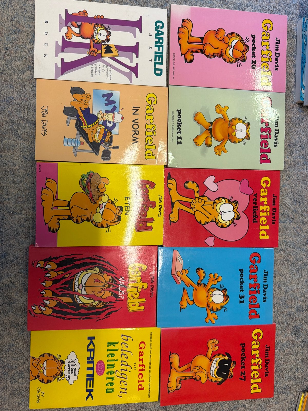 Garfield stripboeken collectie - diverse titels, Meerdere stripboeken, Ophalen of Verzenden, Gelezen