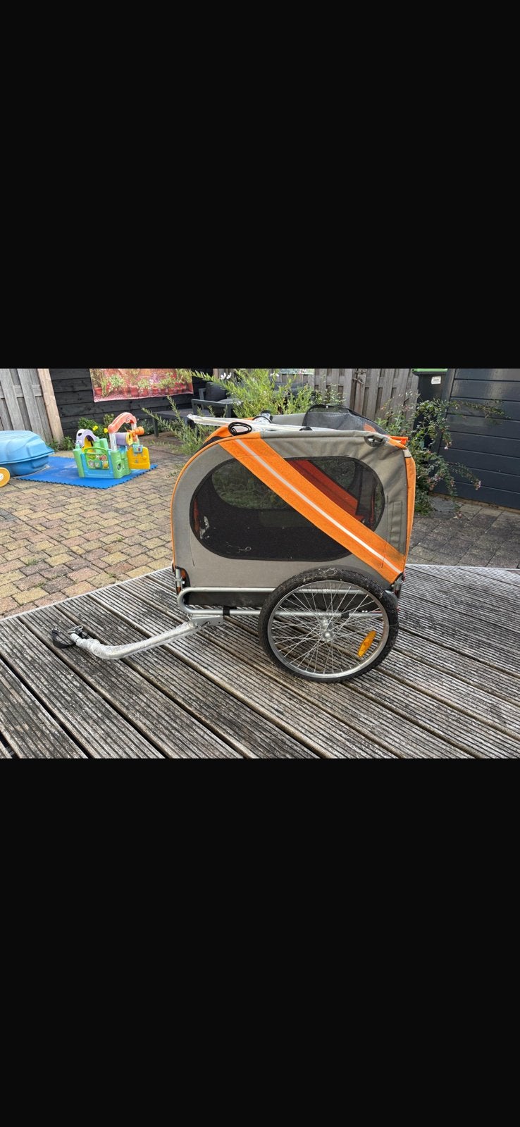 Honden fietskar te koop, Ophalen, Zo goed als nieuw, Hondenkar
