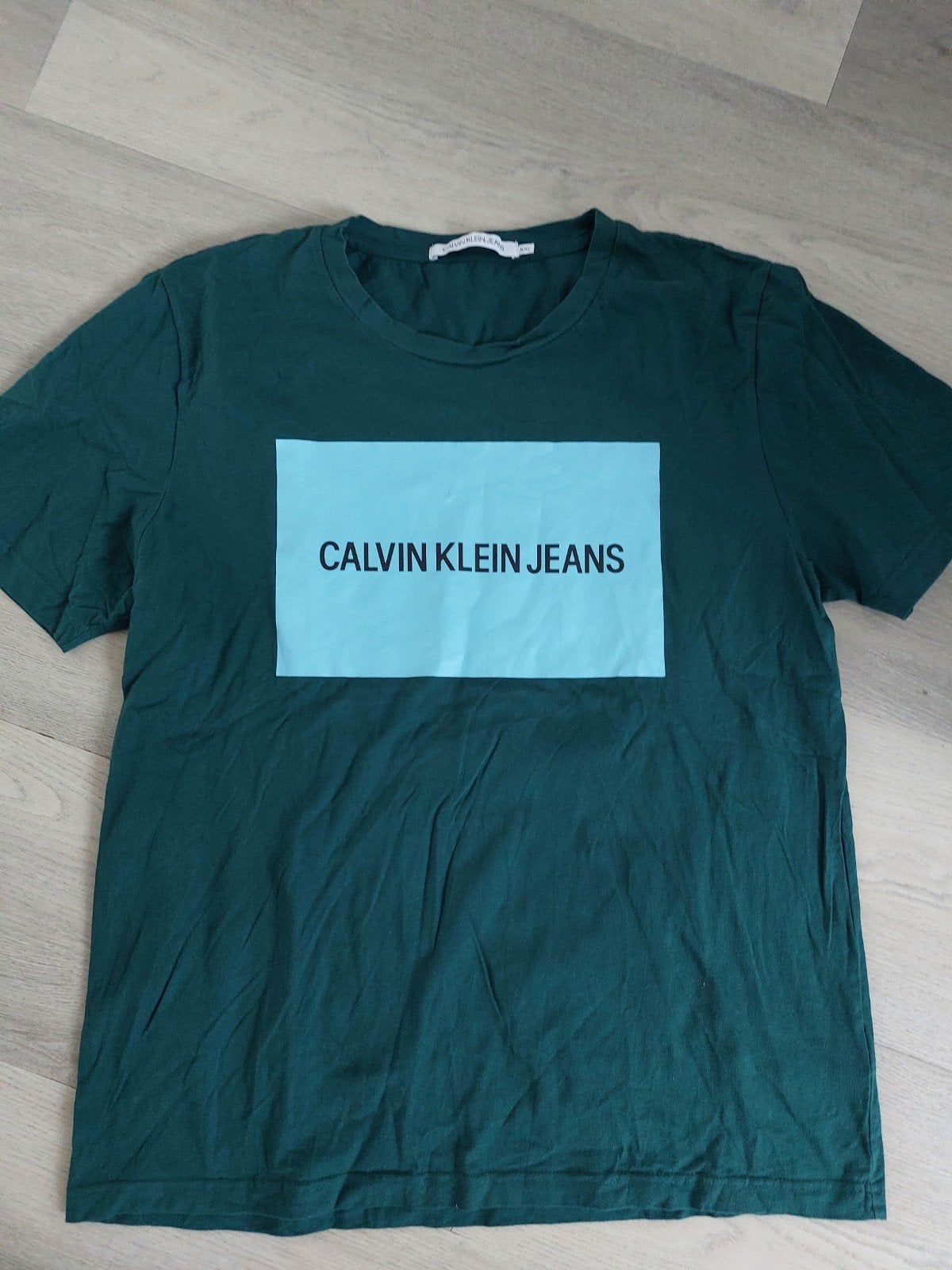 Calvin klein jeans shirt xxl, Ophalen of Verzenden, Zo goed als nieuw, Overige maten, Groen