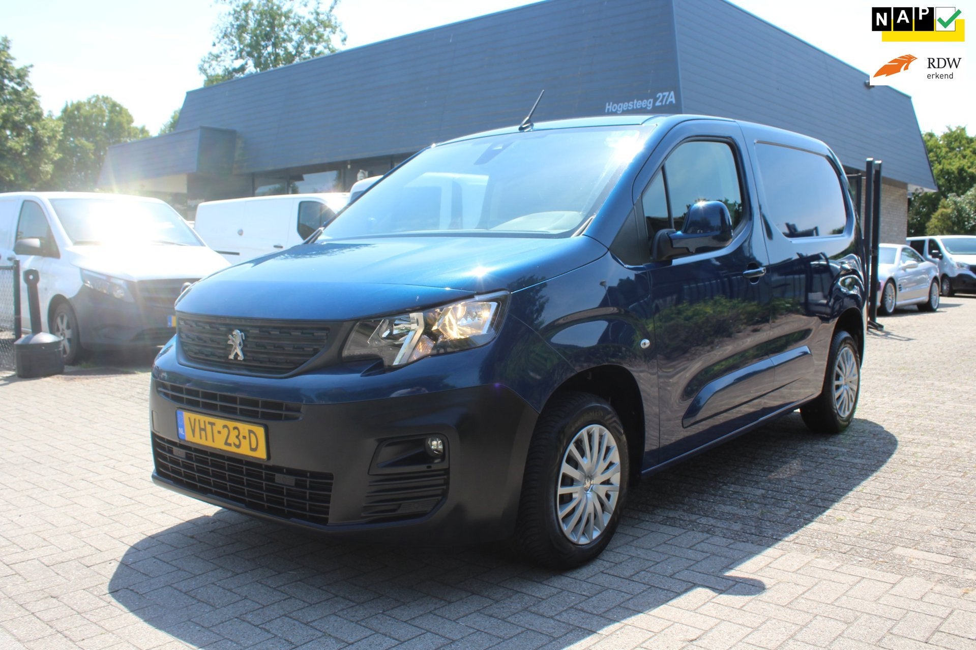 Peugeot Partner 1.5 BlueHDI Asphalt, Voorwielaandrijving, Gebruikt, 4 cilinders, Blauw