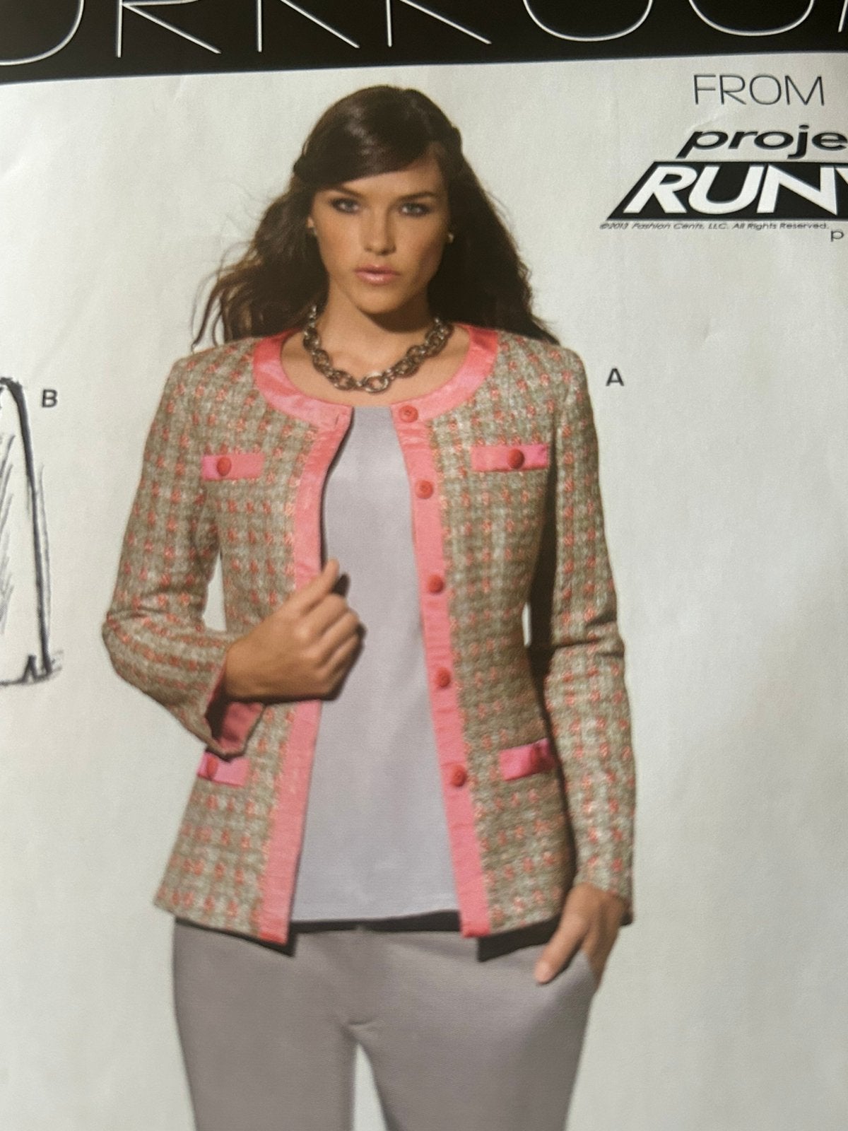 New Look patroon nr 8166 maat 14, Hobby en Vrije tijd, Ophalen of Verzenden, Zo goed als nieuw, Vrouw, Overige merken