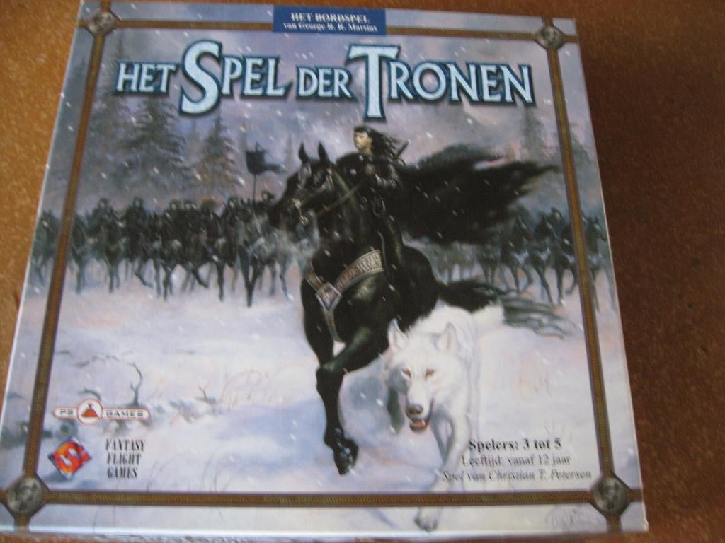 bordspel Game of Thrones (Spel der tronen), Drie of vier spelers, Ophalen of Verzenden, Zo goed als nieuw, Fantasy Flight Games