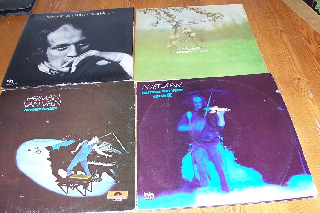 HERMAN VAN VEEN  8 lp's, LP, Gebruikt, Overige genres, Ophalen of Verzenden