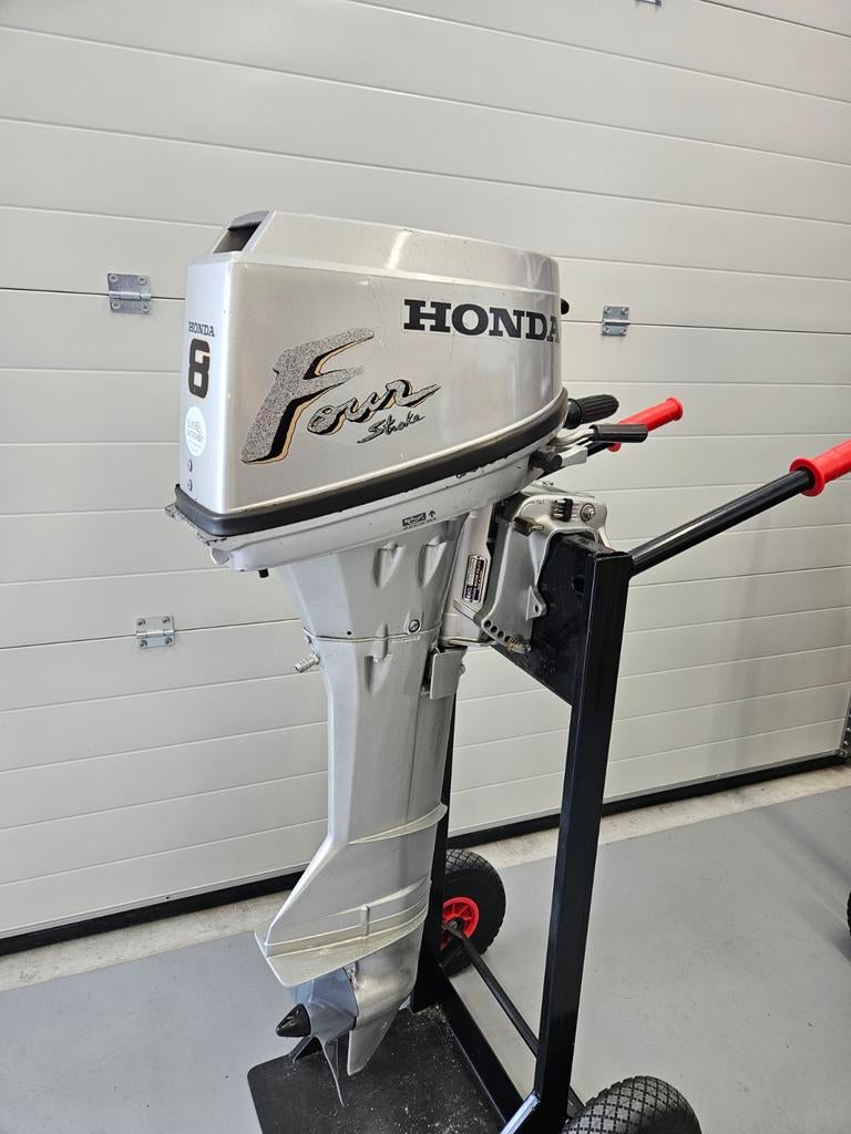 Honda 8 pk 4-takt langstaart buitenboordmotor, Watersport en Boten, Buiten- en Binnenboordmotoren, Ophalen, Gebruikt, ., Viertaktmotor