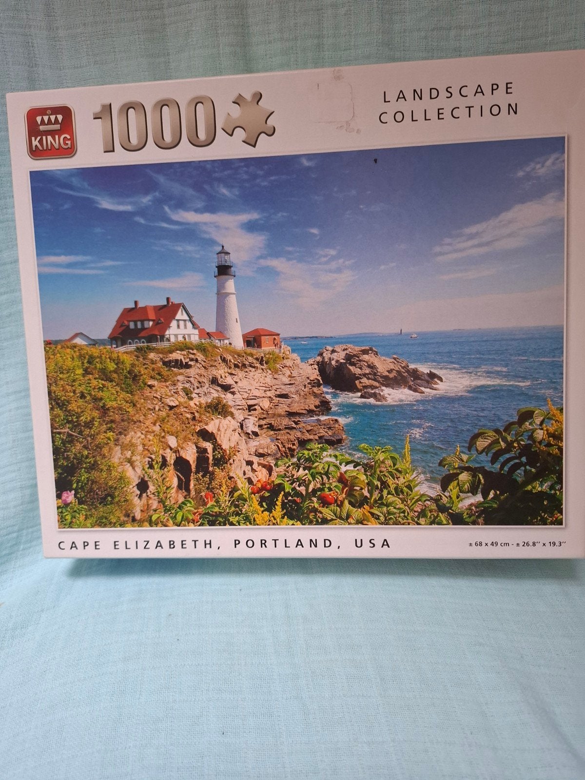 2 King legpuzzels van 1000 stukjes - Landschap collectie, Ophalen of Verzenden, 500 t/m 1500 stukjes, Zo goed als nieuw, Legpuzzel