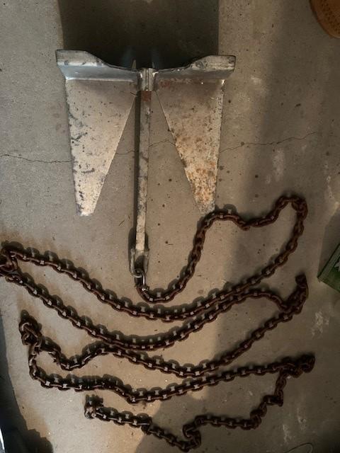 Boot Anker met ketting, Ophalen, Gebruikt, Overige typen