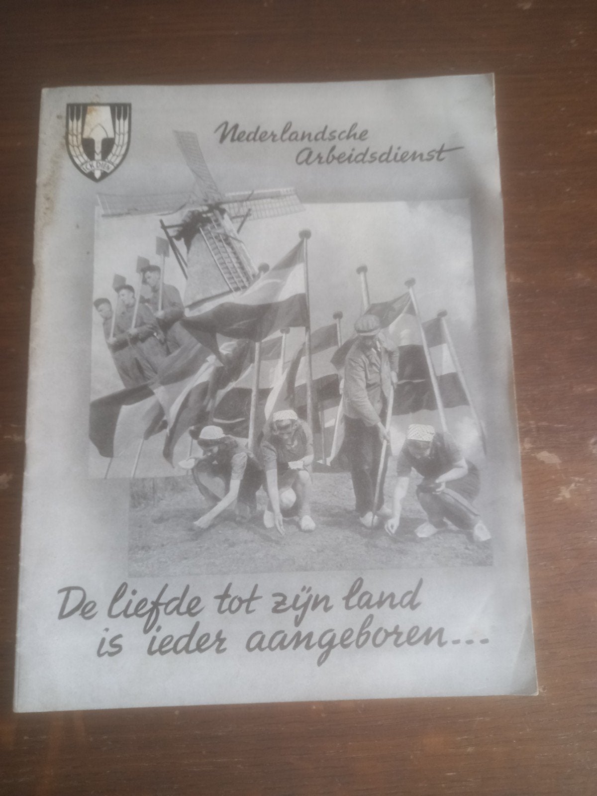 Nderlandsche arbeidsdienst nad nsb  propaganda tijdschrift, Ophalen of Verzenden, Overige soorten, Nederland, Boek of Tijdschrift
