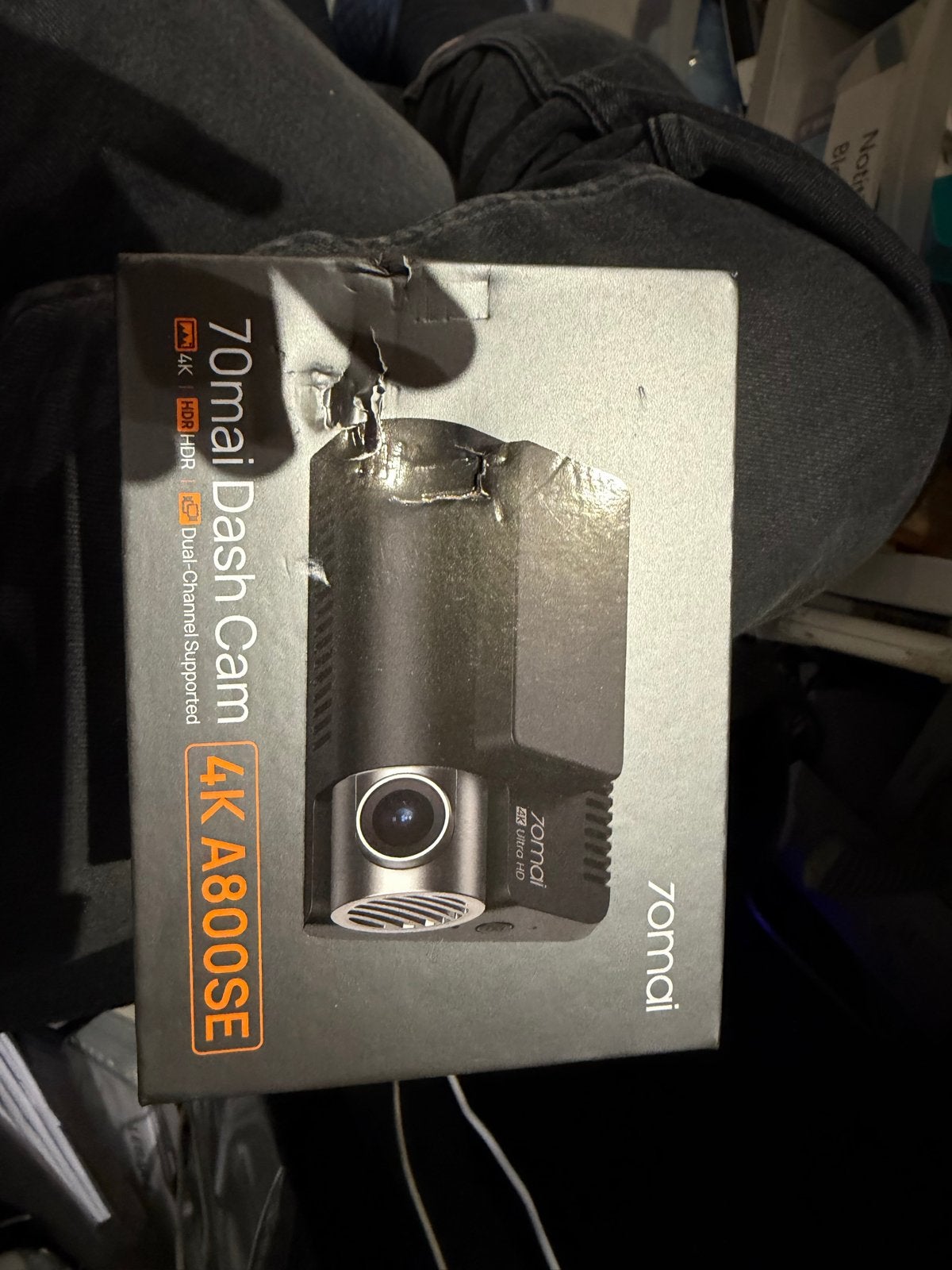 70mai Dash Cam 4K A800SE Dual-Channel met GPS en ADAS, Auto diversen, Dashcams, Ophalen of Verzenden, Nieuw