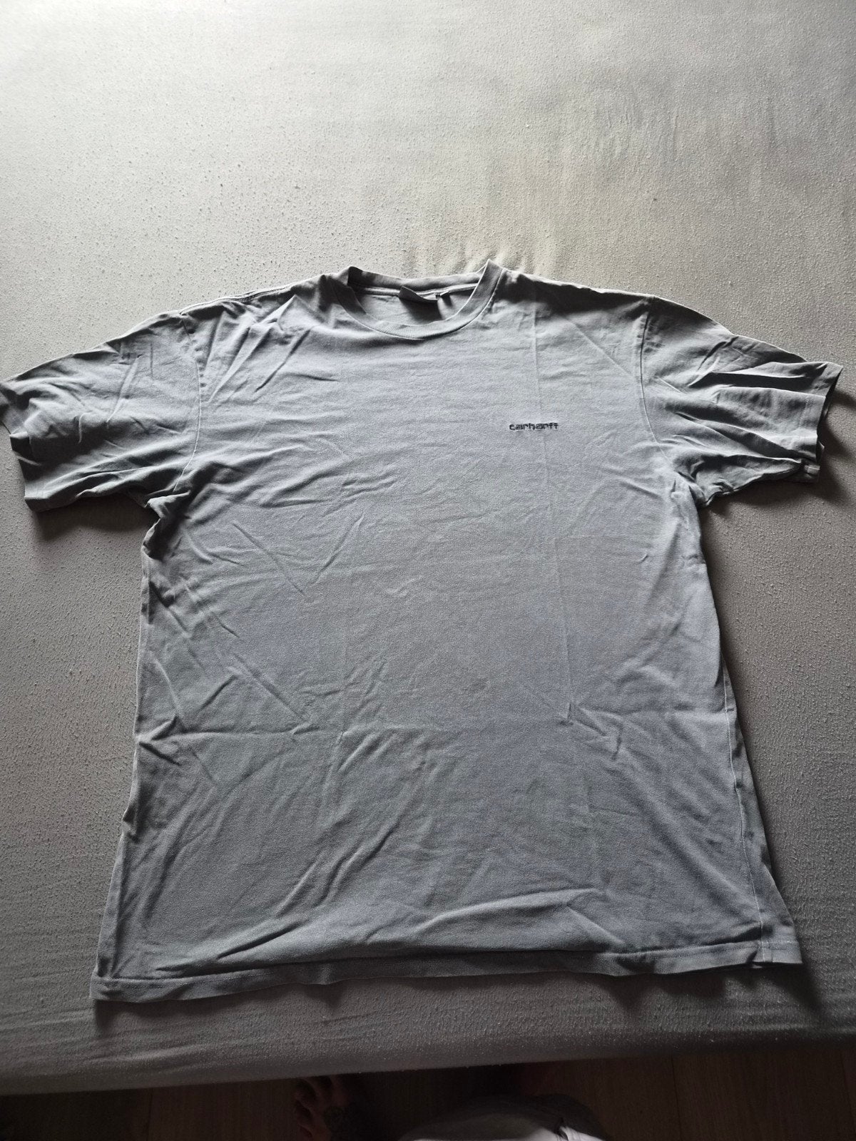 Vintage Carhartt T-shirt xxl grijs in zeer goede staat, Ophalen, Carhartt, Overige maten, Zo goed als nieuw