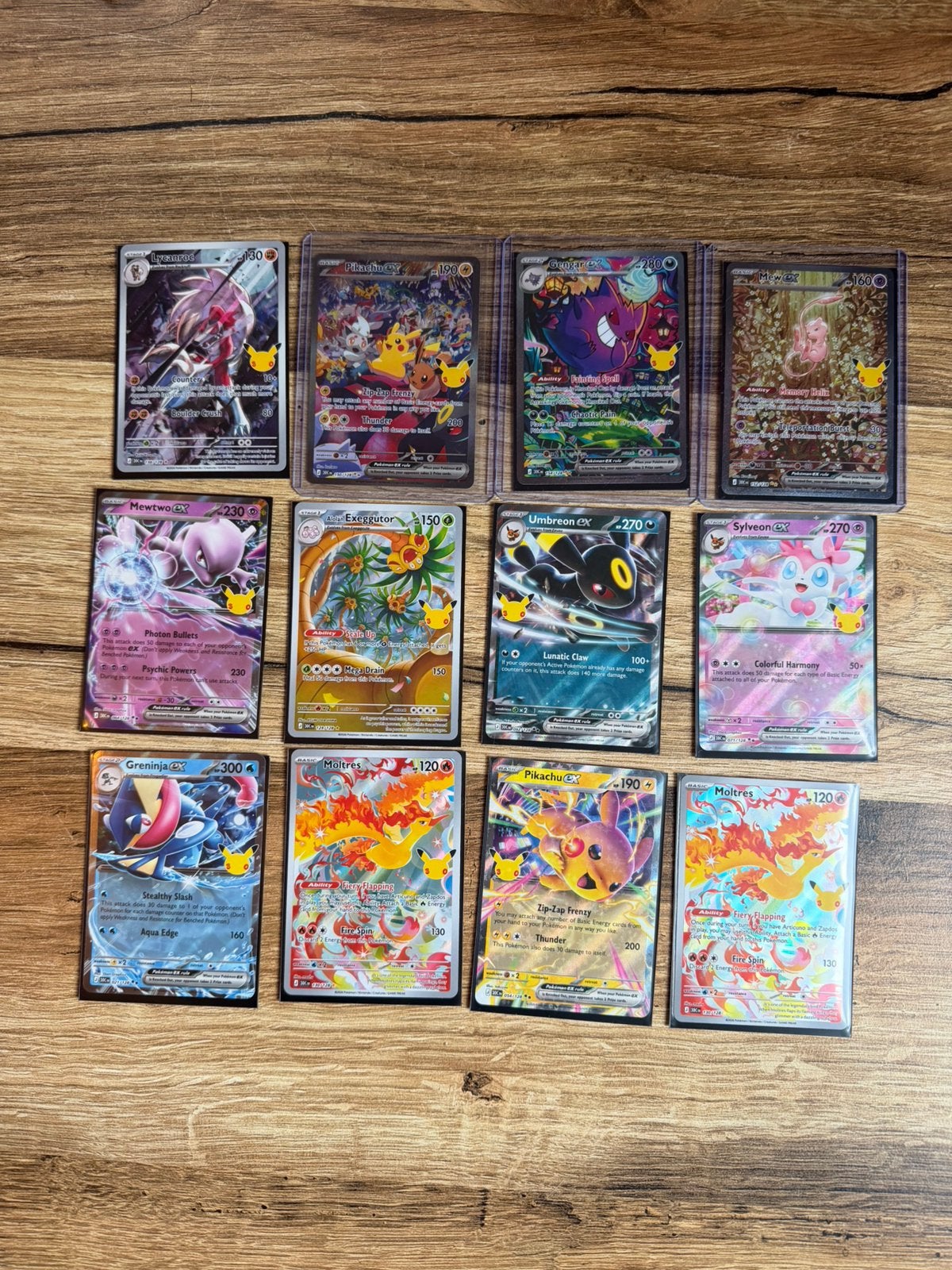 Pokémon 30th Anniversary Kaarten | Mew, Gengar, Pikachu EX, Ophalen of Verzenden, Nieuw