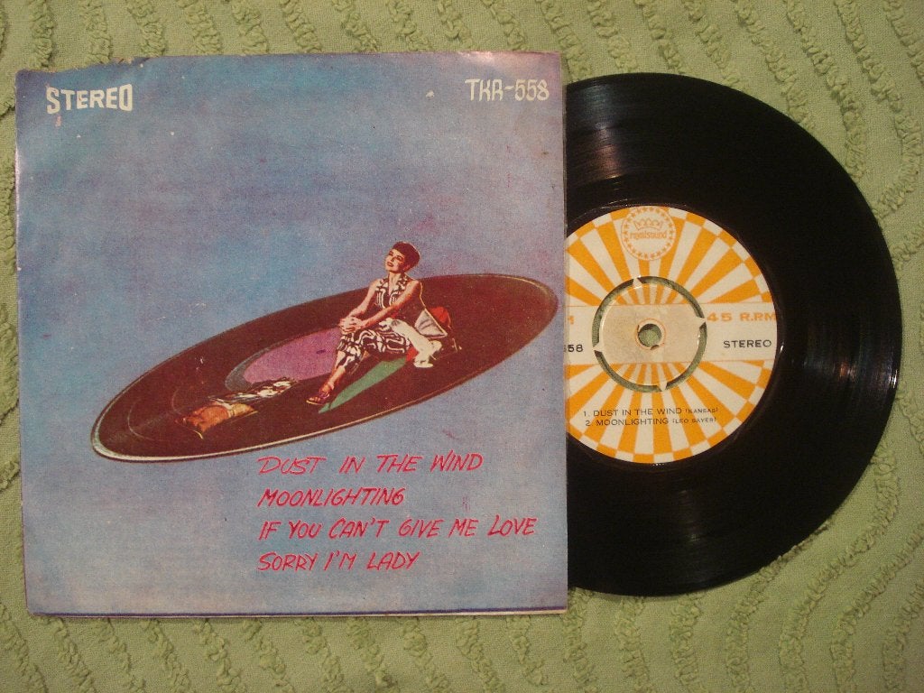 Kansas 7" Vinyl EP: Dust in the wind (Thailand) Suzi Quatro, Gebruikt, 7 inch, Ophalen of Verzenden, EP