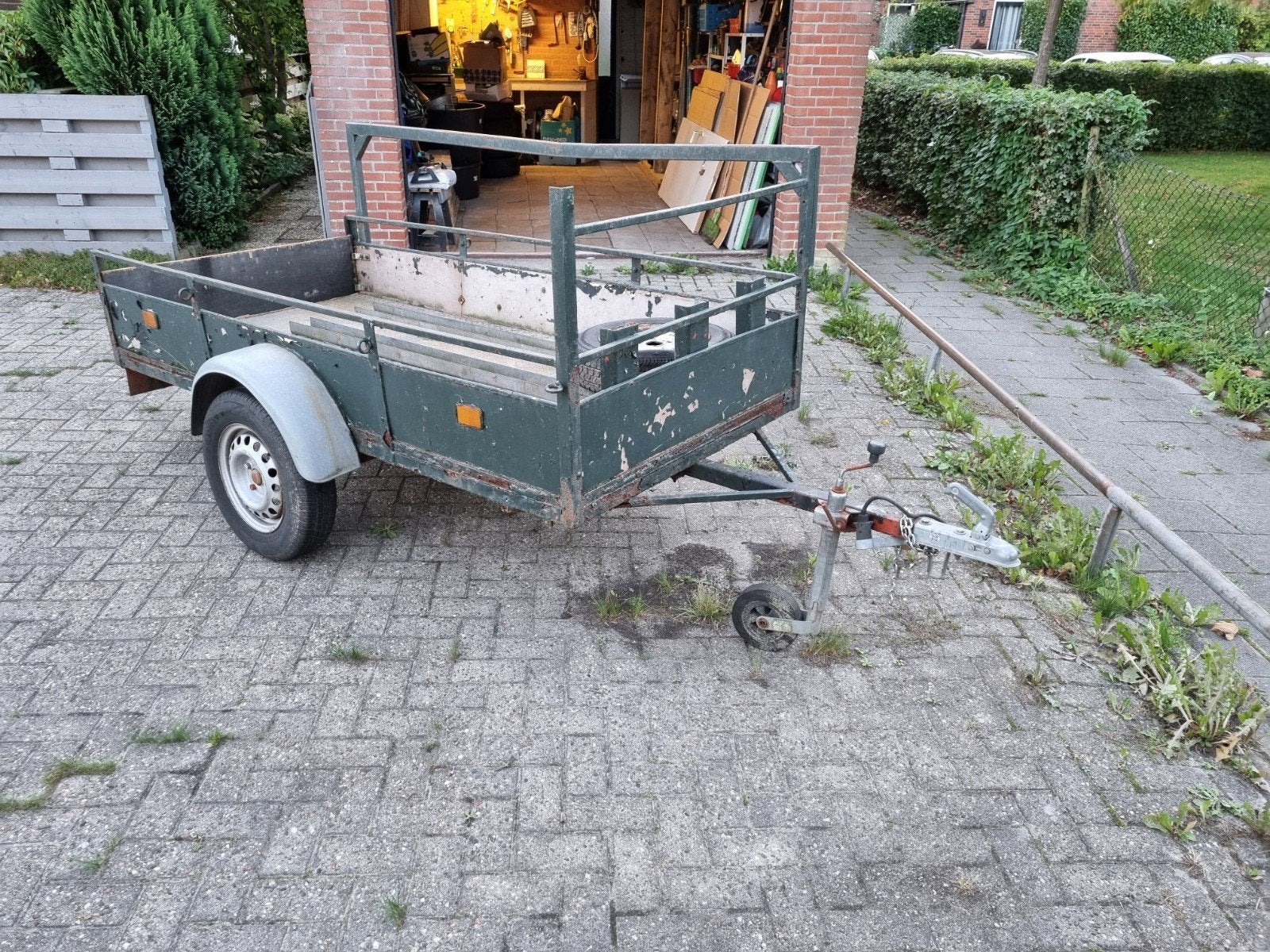Grote aanhanger 235x115cm bel 06_24309421, Ophalen of Verzenden