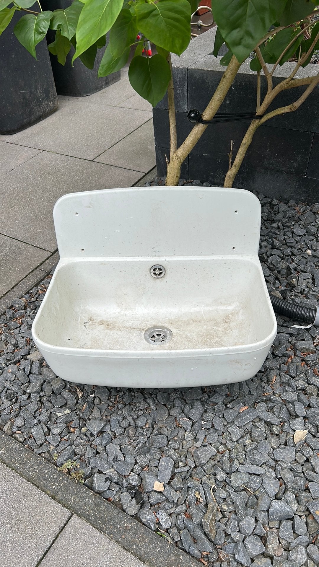 Kunststof wasbak, Doe-het-zelf en Verbouw, Sanitair, Ophalen of Verzenden, Gebruikt, Wastafel