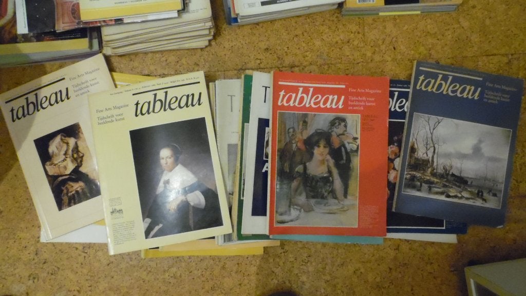 20 Tijdschriften kunst tableau, Ophalen of Verzenden