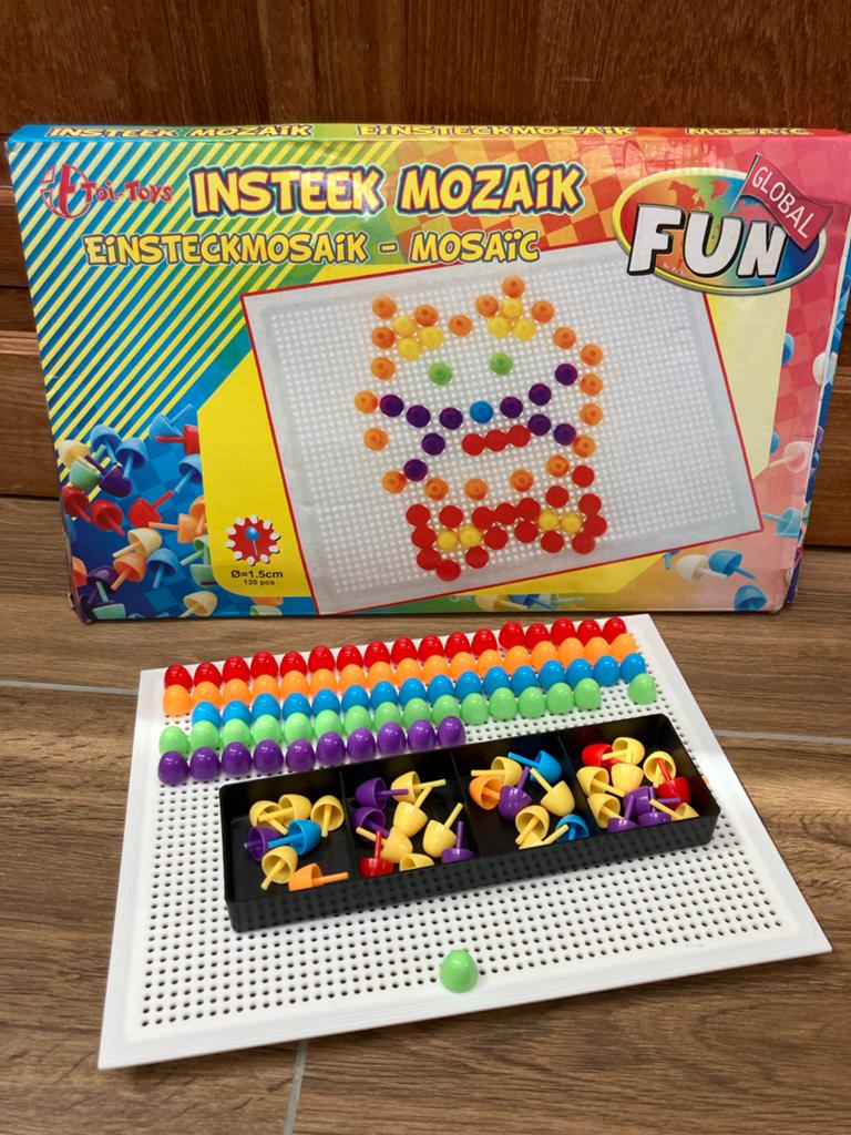 Insteek Mozaïek Spel - Creatief Puzzelplezier, Ophalen, Zo goed als nieuw