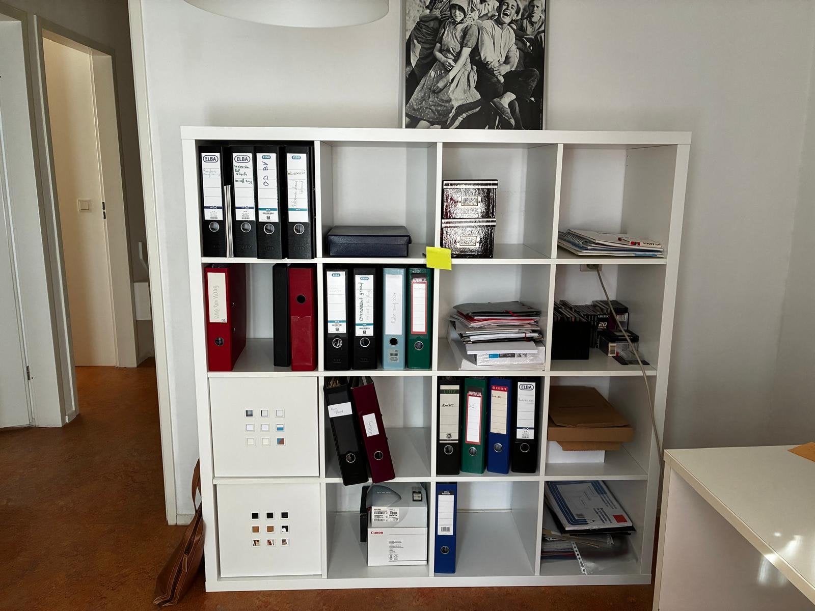 IKEA KALLAX kast wit 149x149 cm, 100 tot 150 cm, Ophalen of Verzenden, Zo goed als nieuw, 25 tot 50 cm