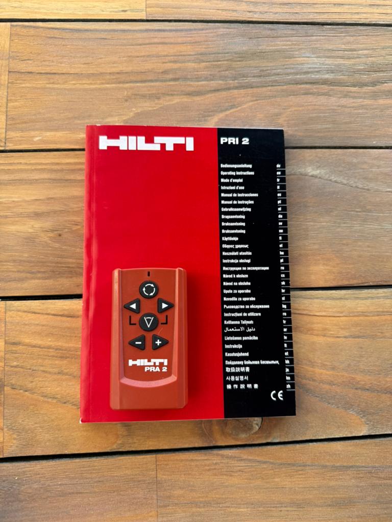 Hilti PRA 2 afstandsbediening ontvanger, Doe-het-zelf en Verbouw, Ophalen of Verzenden, Nieuw