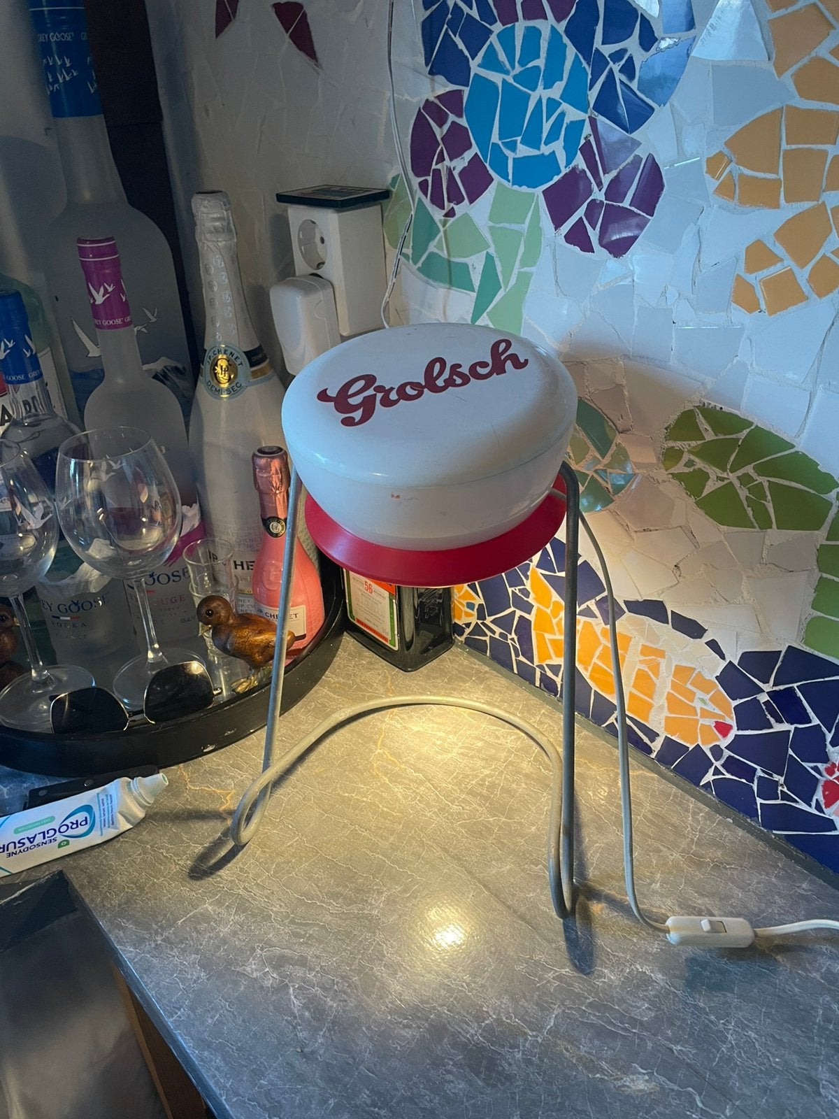 Grolsch lamp, Ophalen, Zo goed als nieuw, Grolsch