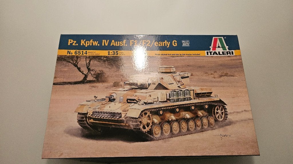 ITALERI 6514 – German Pz.Kpfw. IV Ausf. F1/F2/Early G – 1:35, Ophalen, Tank, Italeri, 1:32 tot 1:50