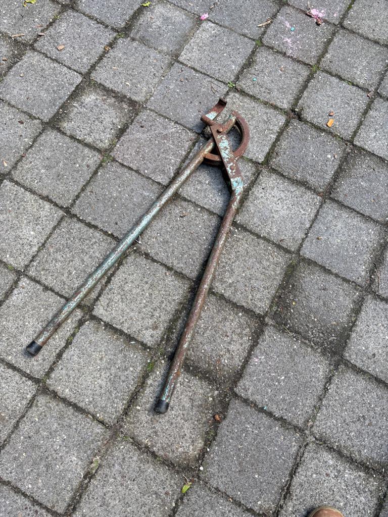 Buigijzer 22mm  Pijpenbuiger, Ophalen, Gebruikt