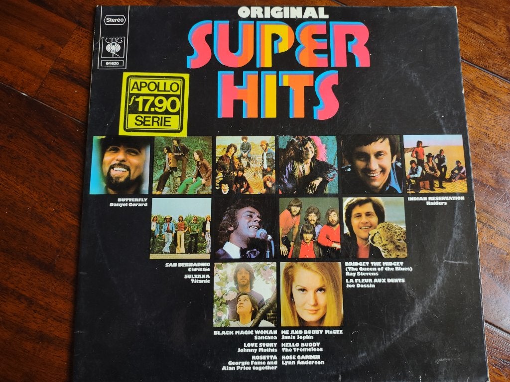 Lp - Original Super Hits, Ophalen of Verzenden, Zo goed als nieuw, Overige genres, LP
