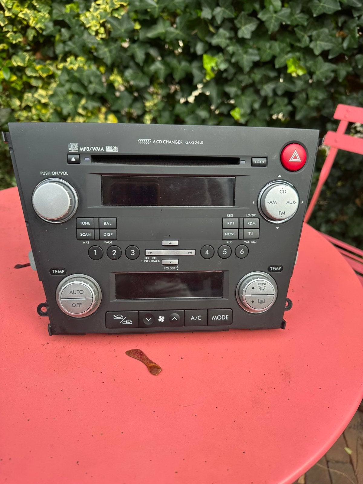 Originele Subaru Legacy-outback radio GX-204LE + climate cnr, Ophalen of Verzenden, Zo goed als nieuw