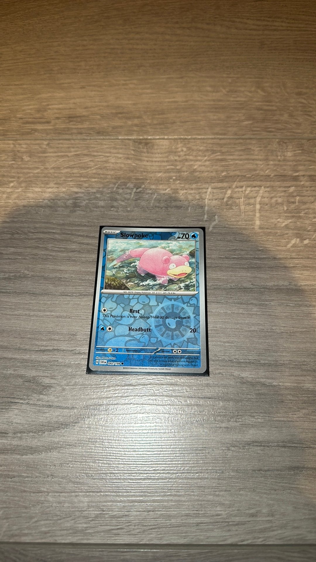 Slowpoke 042/198 Reverse Holo, Ophalen of Verzenden, Zo goed als nieuw