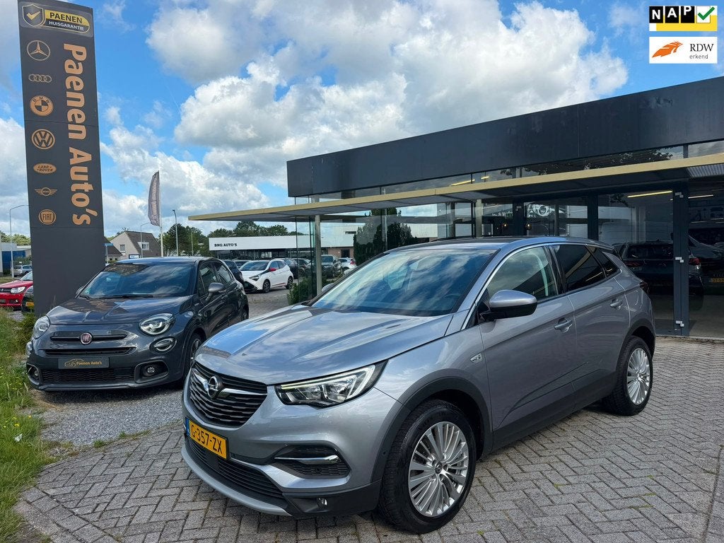 Opel Grandland X 1.2 Turbo Innovation|Cam|NAP|NL-Auto, Auto's, Opel, Stof, Gebruikt, 1199 cc, Origineel Nederlands