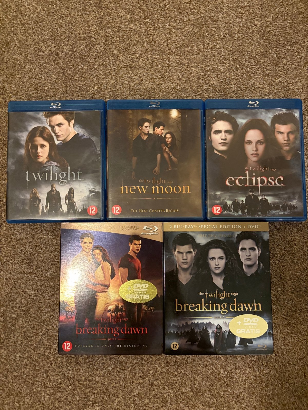 The Twilight Saga Complete Collection - Blu-ray, Ophalen, Nederlands, Vanaf 12 jaar, Gebruikt
