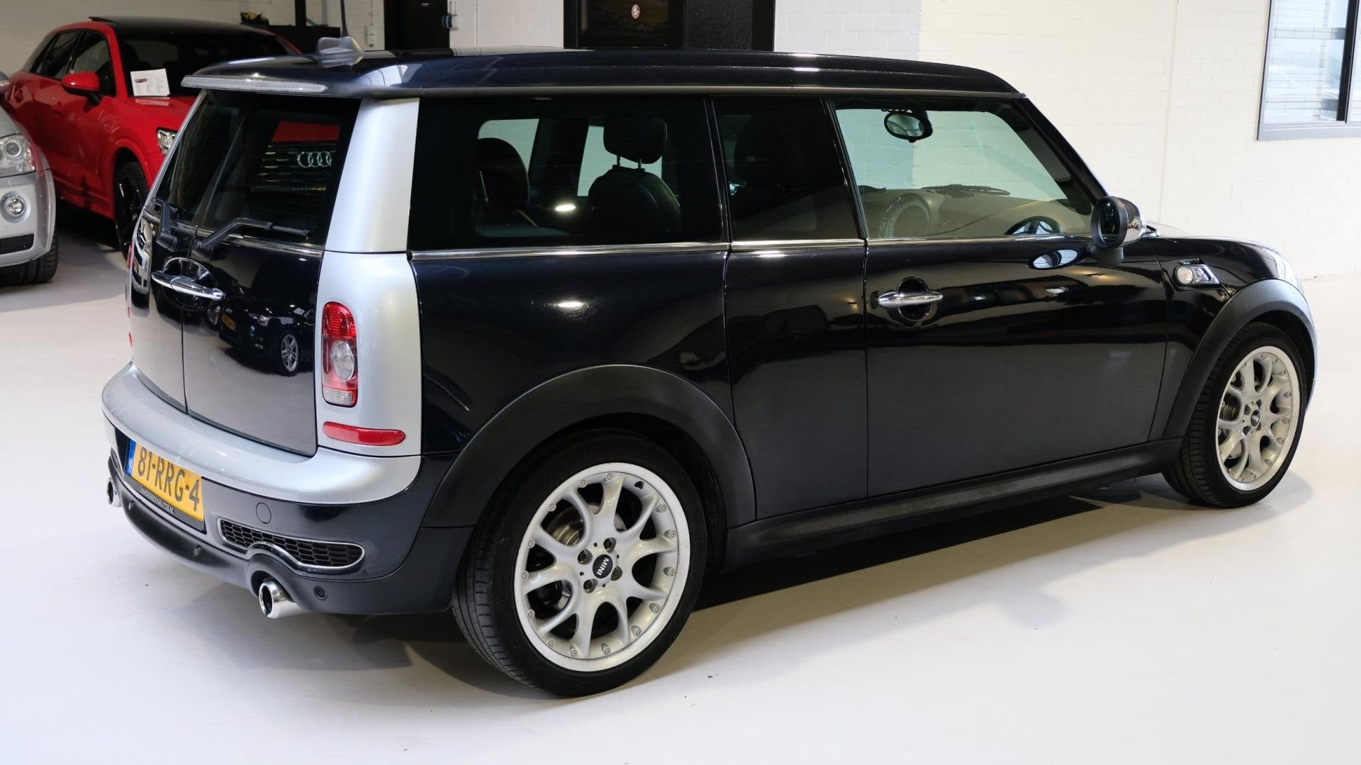 Mini Mini Clubman 1.6 Cooper S Automaat|Cruise|Leder|Xenon, Auto's, Mini, Gebruikt, 4 cilinders, 4 stoelen, Zwart