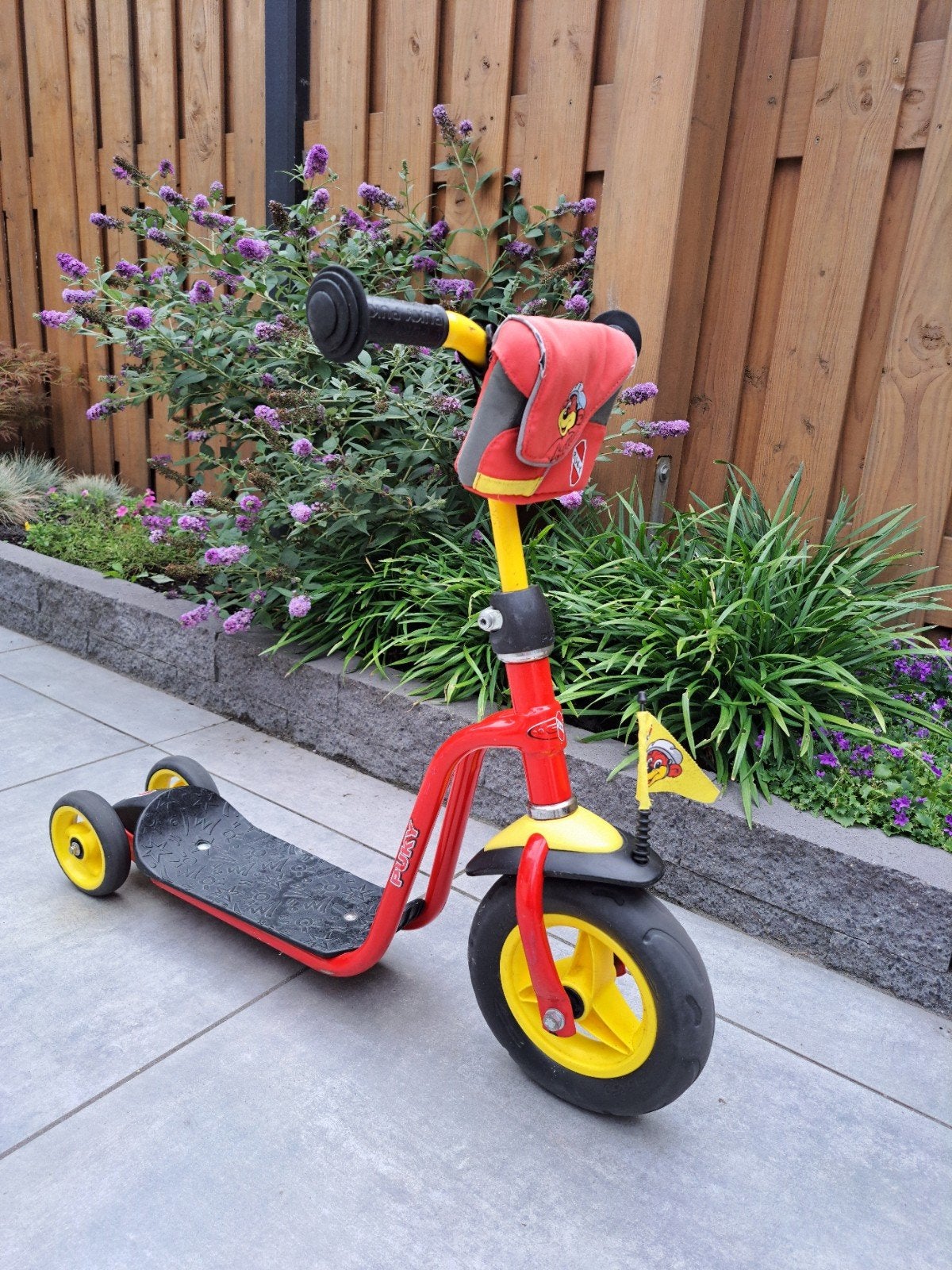 Puky step met 3 wielen rood/geel, Fietsen en Brommers, Steps, Ophalen, Gebruikt, Gewone step, Puky