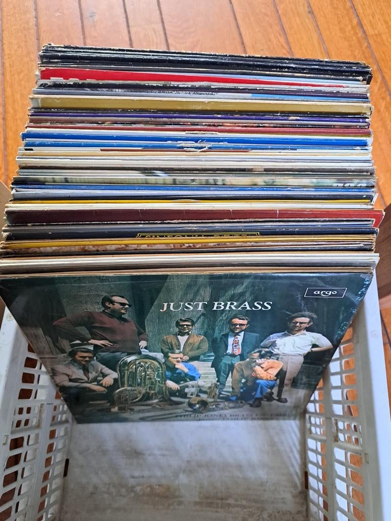 Partij vinyl albums - Brassband (ca. 60 stuks), Ophalen, Gebruikt, 12 inch