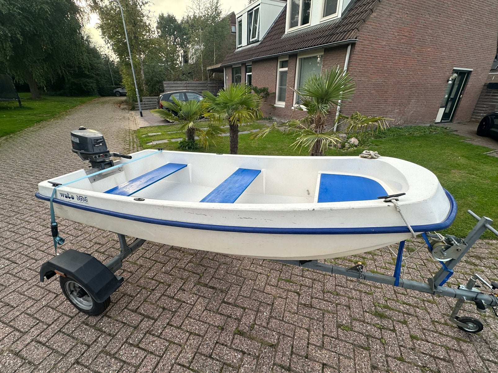 Wato 300 met Yamaha 4 PK + trailer – Vaarklaar!, Ophalen of Verzenden, Zo goed als nieuw, Overige typen