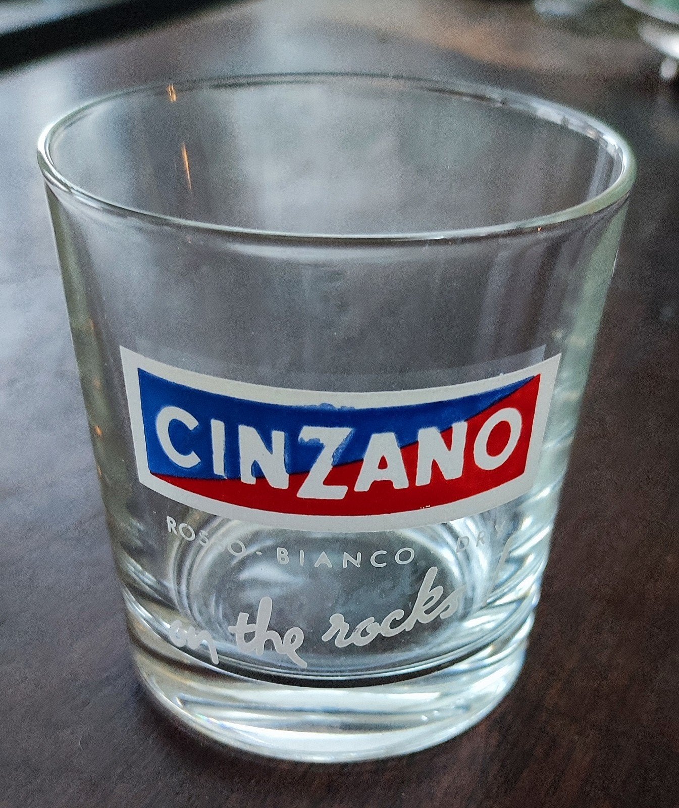 Cinzano glas voor Cinzano on the rocks, Ophalen, Gebruikt, Overige typen