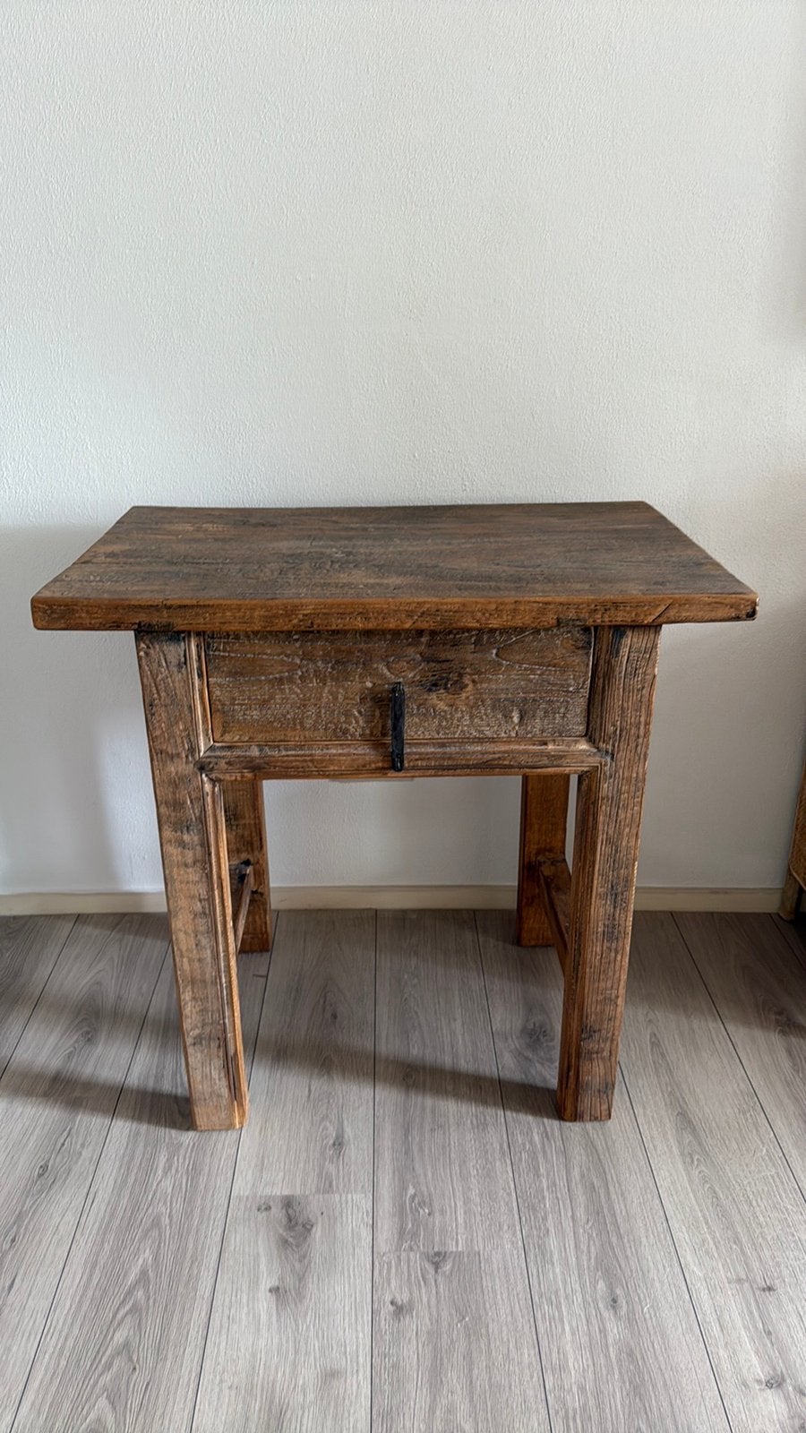 Prachtige sidetable / wandtafel van De Pagter, Ophalen, 100 tot 150 cm, Zo goed als nieuw, 25 tot 50 cm