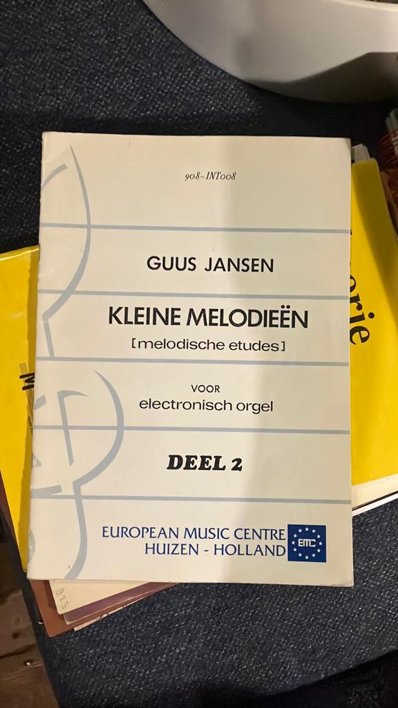 Guus Jansen - Kleine Melodieën (deel 2) voor elektronisch or, Orgel, Klassiek, Les of Cursus, Ophalen of Verzenden