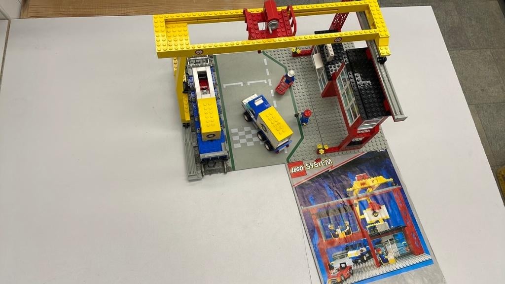 SB1959 Lego trein 9v 4555 compleet + boekje in top staat!, Kinderen en Baby's, Speelgoed | Duplo en Lego, Ophalen of Verzenden