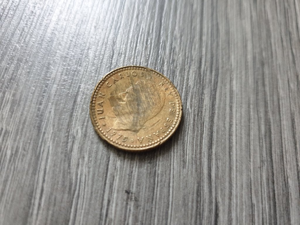 Espana/ Spanje Juan Carlos 1 Peseta 1975 ~ NH7309, Ophalen of Verzenden, Overige landen, Losse munt