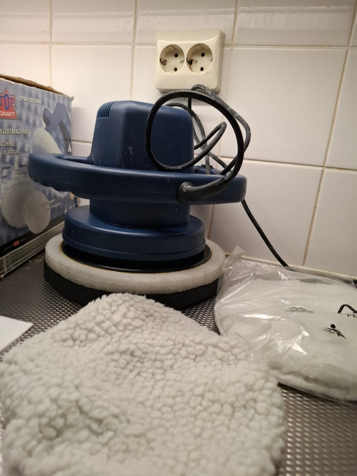 Top Craft polijstmachine, Doe-het-zelf en Verbouw, Gereedschap | Schuurmachines, Gebruikt, Overige typen, 600 tot 1200 watt, Ophalen of Verzenden