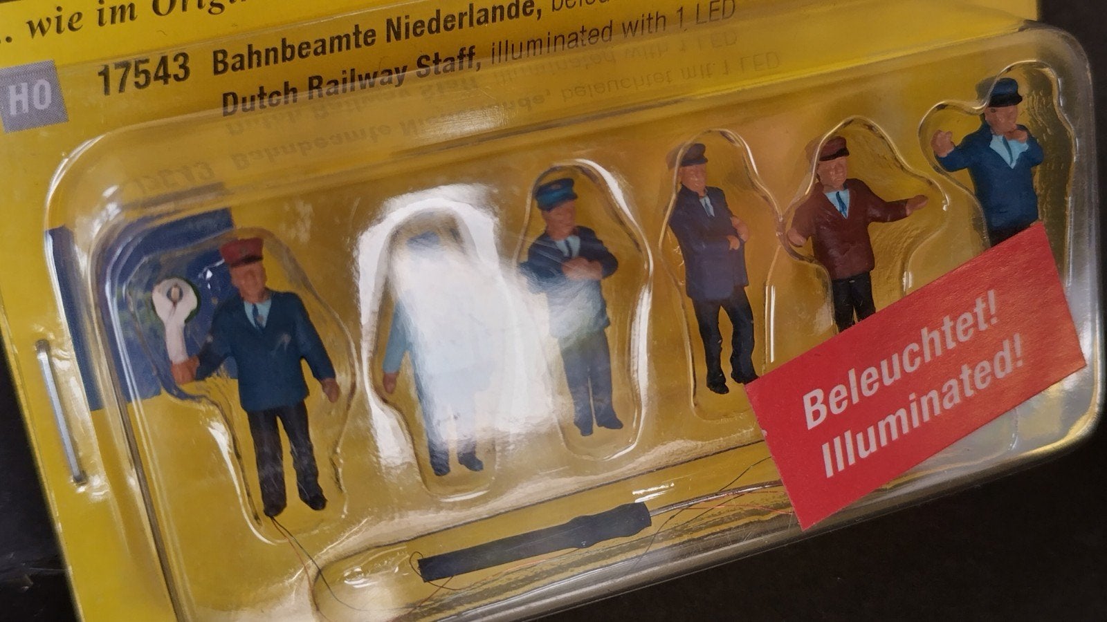 conducteur Ns Personeel 1:87 H0 Noch met verlichting Pol, Overige merken, Verzenden, Overige typen, Nieuw