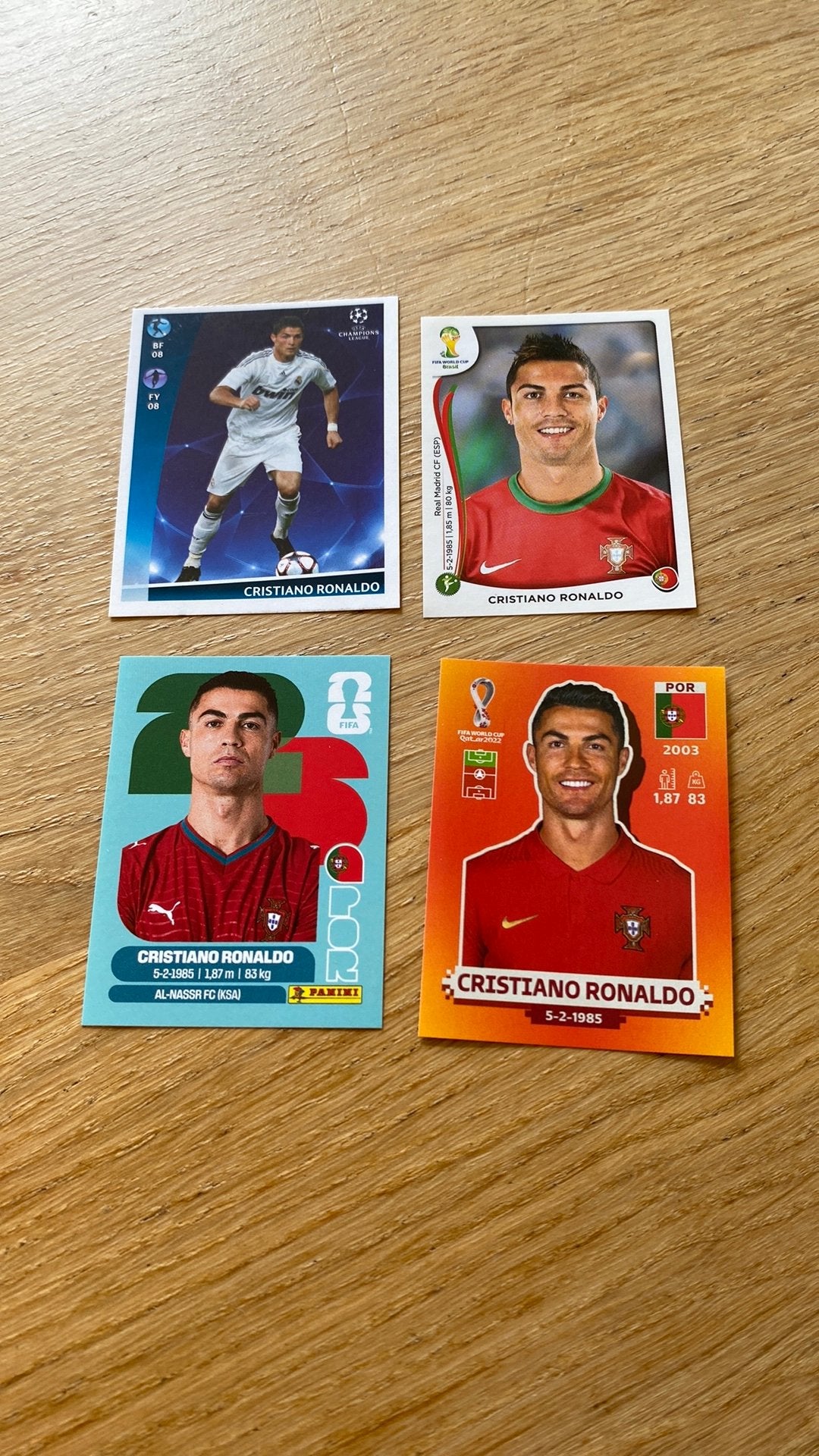 Panini Ronaldo, Ophalen of Verzenden, Zo goed als nieuw, Plaatje