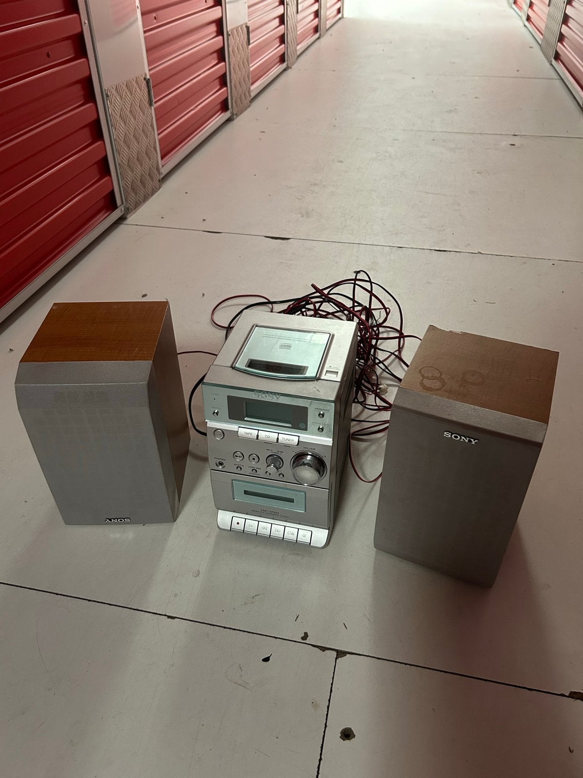 Sony Compacte Stereo Set CMT-EP303 met Speakers & Afstandsbe, Ophalen, Gebruikt, Microset, Sony