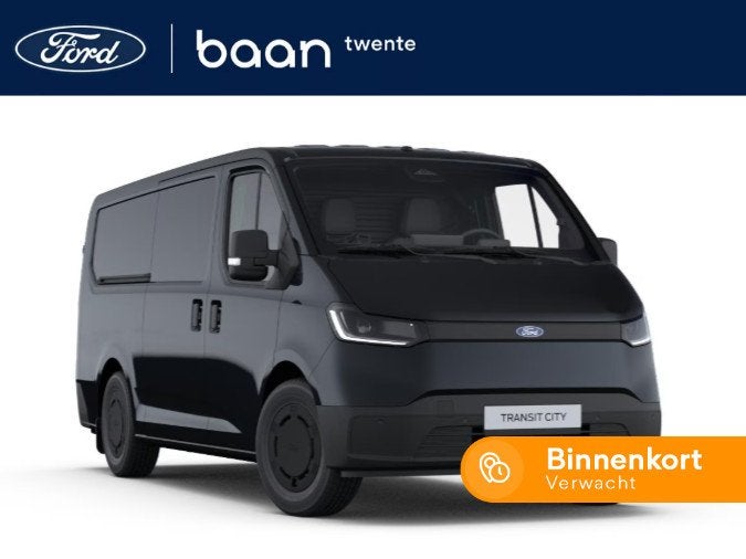 Ford Transit City L1H1 56 kWh, 12 maanden, Stof, 254 km, LED verlichting