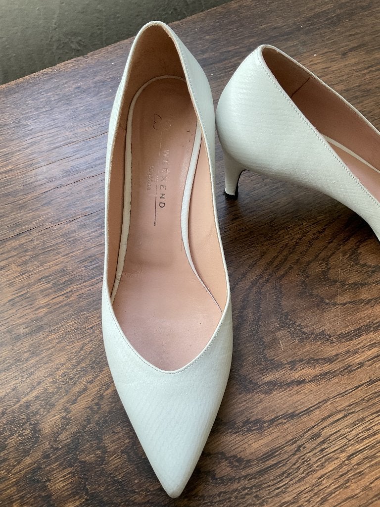 MAX MARA WEEKEND, top damesschoenen, nieuw staat, crème, 39, Pumps, Overige kleuren, Ophalen of Verzenden, Zo goed als nieuw