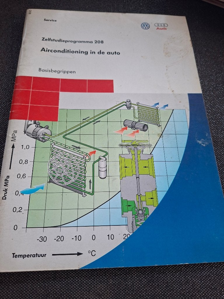 Service training audi volkswagen airconditioning in de auto, Ophalen of Verzenden
