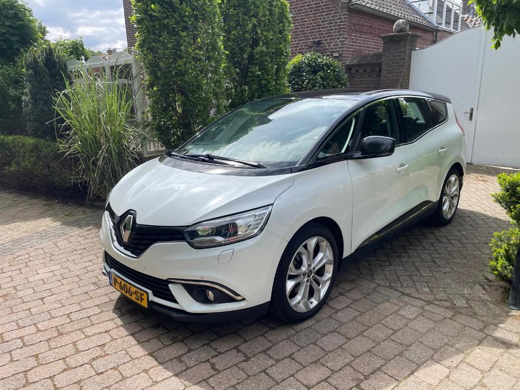 Renault Grand Scenic 1.3 TCe 140pk EDC GPF 7pl. 2019 Wit, Auto's, Renault, Particulier, Grand Scenic, Adaptieve lichten, Airbags