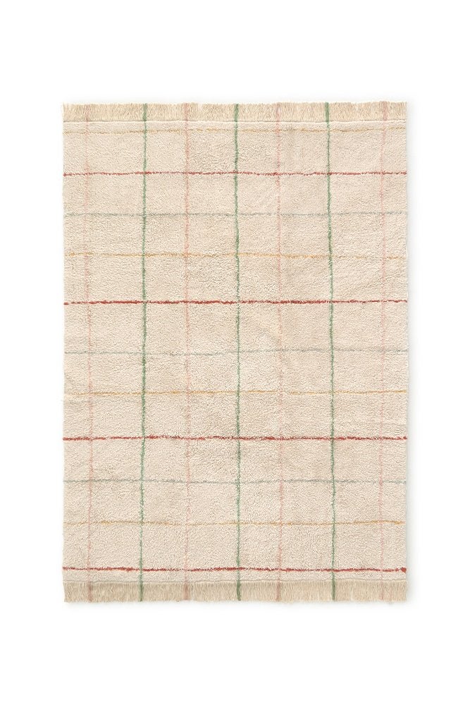 Kindervloerkleed Gekleurde Lijnen Lorena Canals, 100 tot 150 cm, Lorena Canals, Rechthoekig, Nieuw