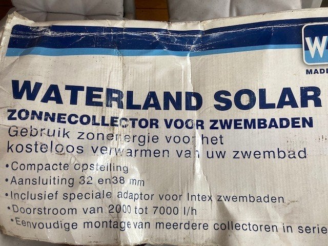 te koop solar zwembad verwarming en Weber bbq, Tuin en Terras, Ophalen, Zo goed als nieuw, Weber, Met accessoires